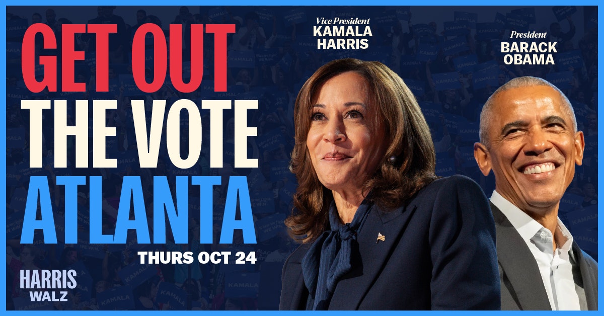 Get Out the Vote Rally with Vice President Harris, President Obama ...